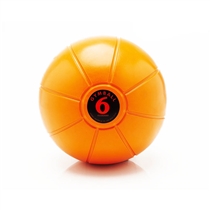 Gumový medicinball JORDAN 6 kg oranžový