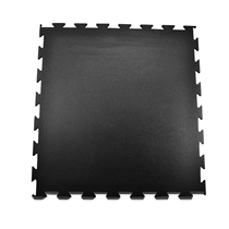 Gumová podlaha Puzzle 1x1m černá, 20mm