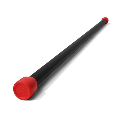 Tyč na aerobic JORDAN 5 kg (110 cm), červená