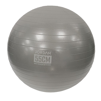 Gymnastický míč JORDAN Fit ball pro 55 cm, stříbrný