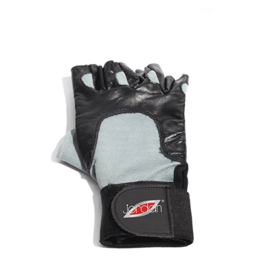 JORDAN vzpěračské rukavice černá/šedá - dlouhé, vel. L