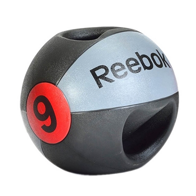 Medicinball dvojitý úchop 9 kg Reebok Professional