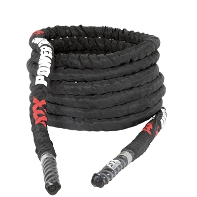 Tréninkové lano ATX LINE Nylon Protection Rope - Délka 10 m, černá