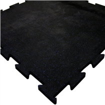 Gumová podlaha Puzzle 1x1m modrá 20% EPDM, 10mm 4