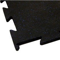 Gumová podlaha Puzzle 1x1m modrá 20% EPDM, 10mm 5