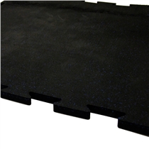 Gumová podlaha Puzzle 1x1m modrá 20% EPDM, 10mm 6